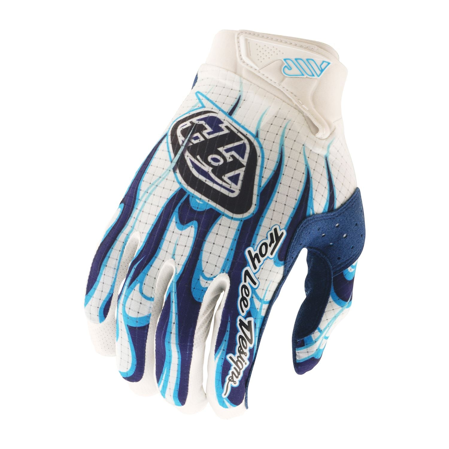 Troy Lee 2026 Motocross Gloves Air Torched White Blue